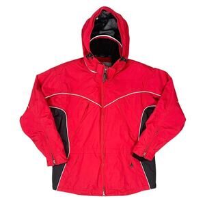 Obermeyer Dynamic Shell Jacket Red Women’s 10 Waterproof Windproof Outdoors Ski